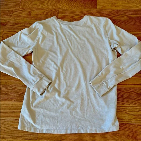 Life Is Good White Long Sleeve Shirt with Tree Design - Picture 2 of 7